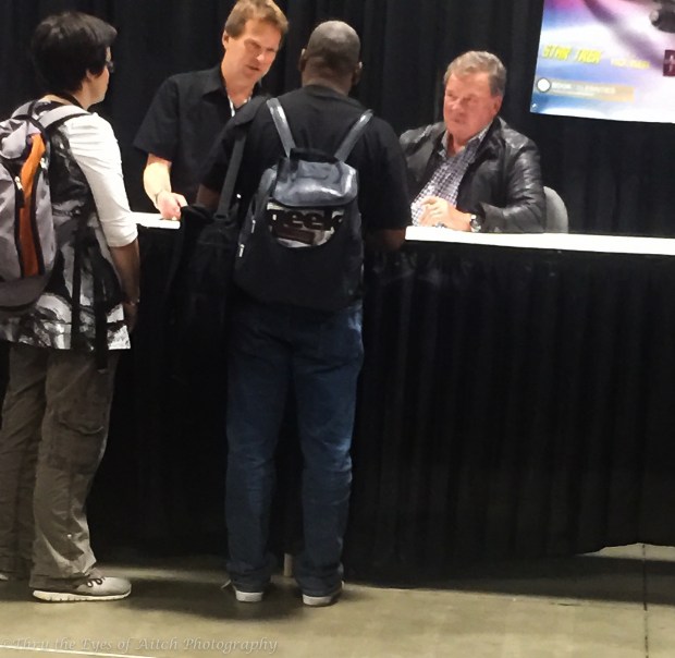 William Shatner holding court