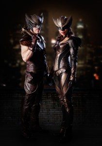 Hawkman (Falk Hentschel) & Hawkgirl (Ciara Renée)