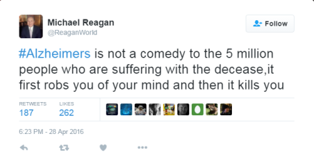 Michael Reagan tweet