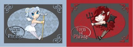 The Angel & Devil cards in Turn of Phrase.