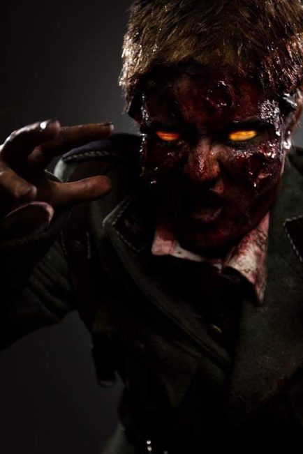 Close-up of Call of Duty zombie