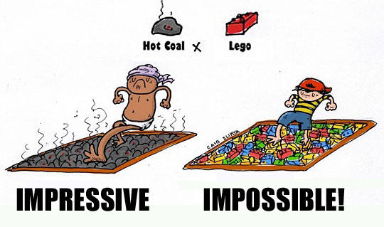 Hot Coals vs Legos