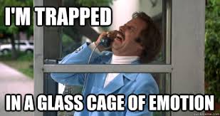 I'm Trapped In A Glass Cage Of Emotion