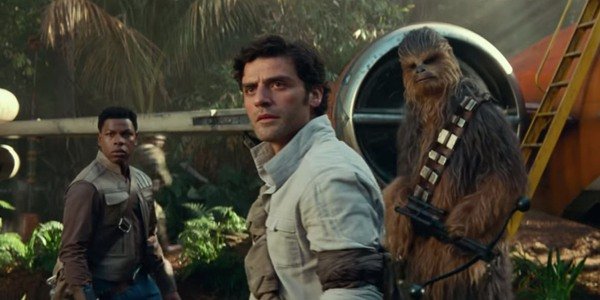 finn, poe and chewie