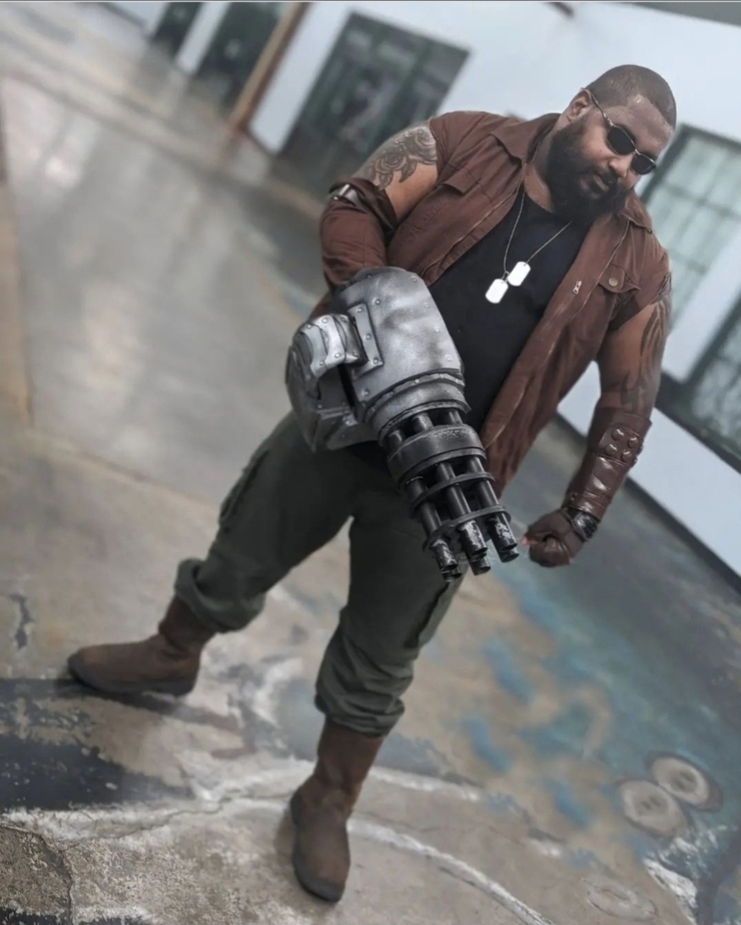 Mark R as Barrett Wallace- 
Photo by @ra_fee_nah